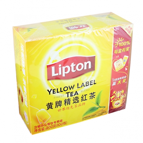 立顿茶包 精选红茶S100 (2g*100包)/盒-6