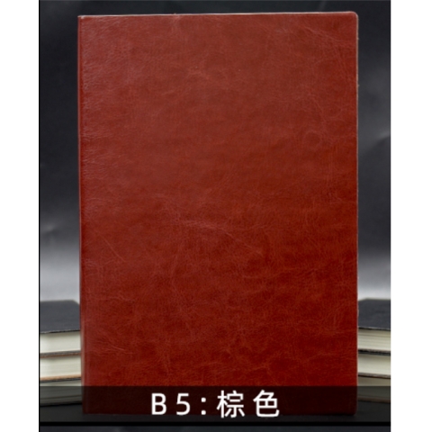 BESSIE皮面线装记事本B561 B5/96页 棕色-6