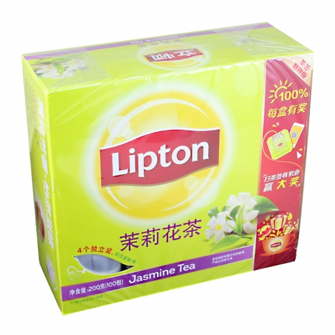 立顿茶包 茉莉花茶S100 (2g*100包)/盒-6
