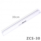 KW(可得优) 透明塑料直尺 ZCS-30 30cm-3