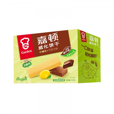 赠品：嘉顿威化饼干512g盒-6